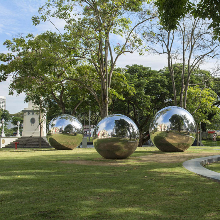 Abstract Stainless Steel Sphere Sculpture Art Sphere Sculpture Stainless Steel Art