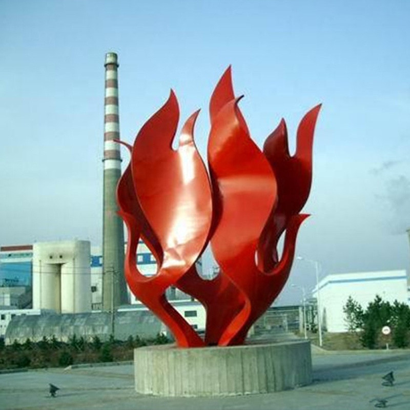 pic Large Modern Outdoor Sculptures For Sale large painted finish modern outdoor